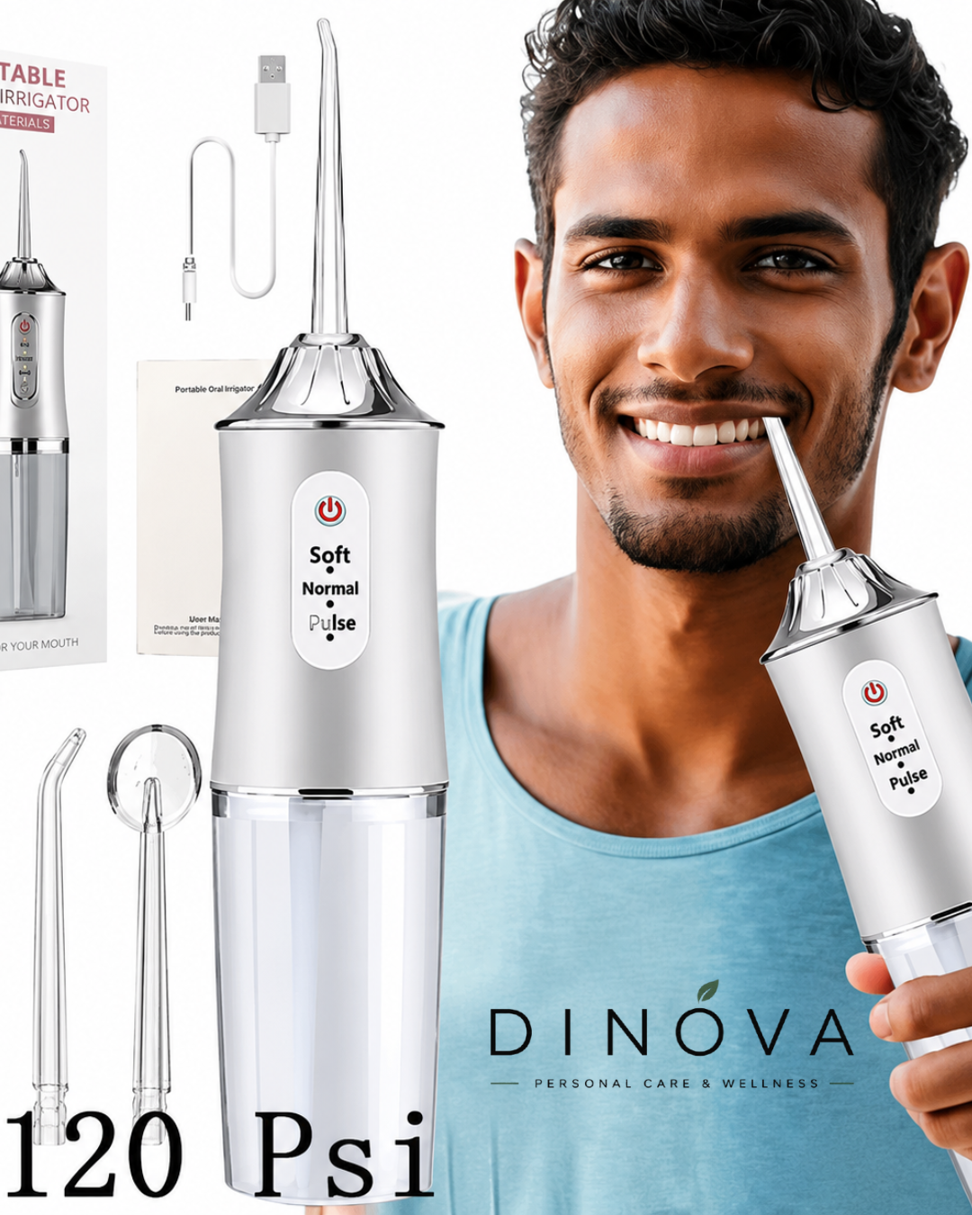 🔥 IRRIGADOR DENTAL PRO: LIMPIEZA PROFUNDA Y SONRISA IMPECABLE 💎